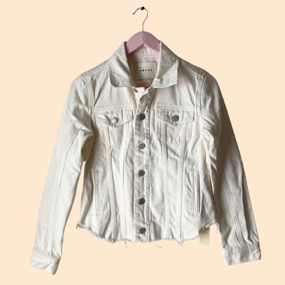 Blank NYC White Denim Jacket Size XS (NWT)